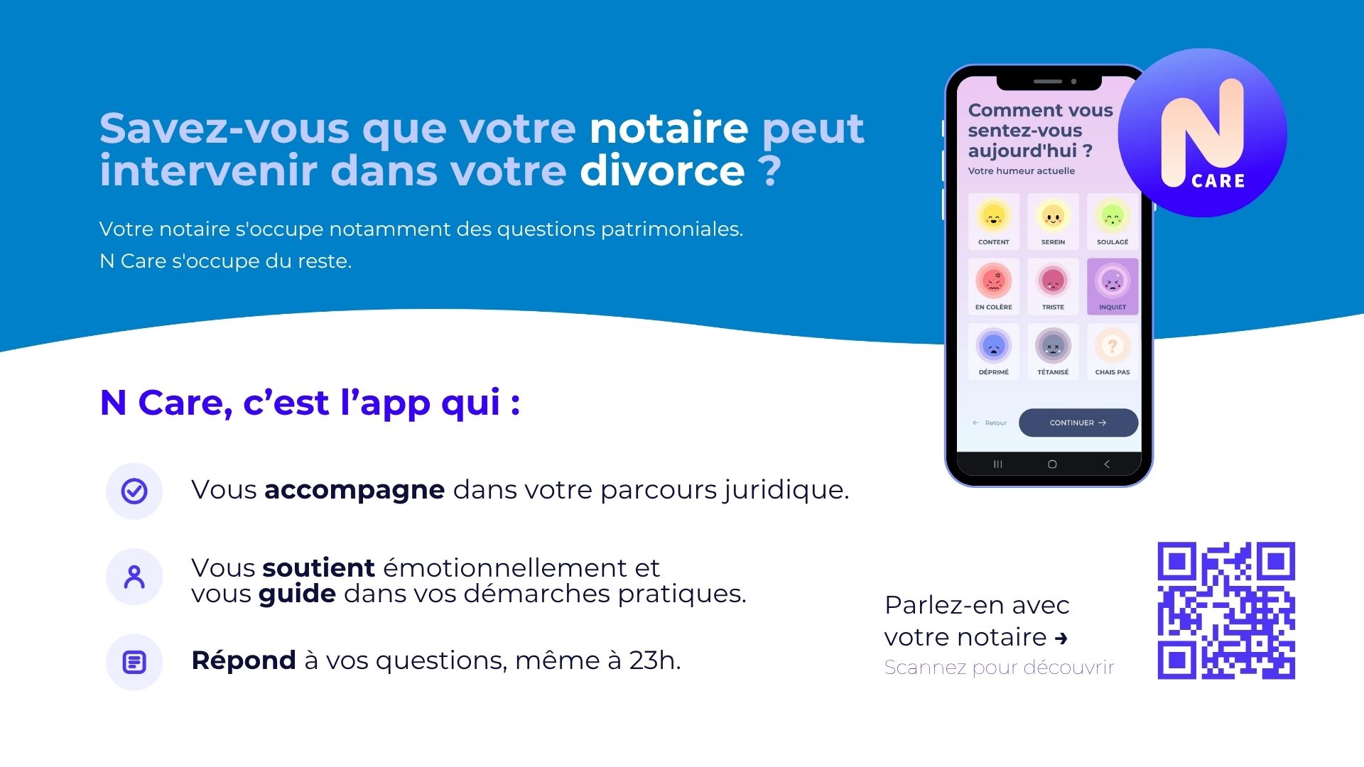 Visuel N Care pour écran de présentation
